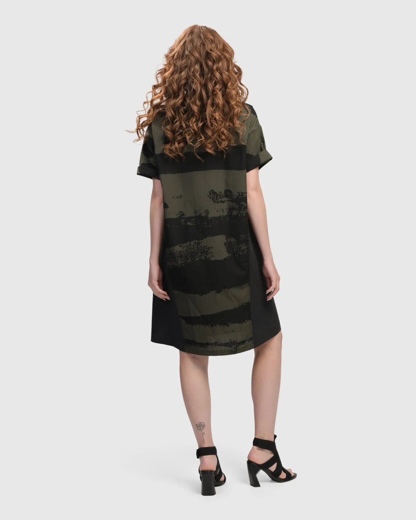 Women Alembika Urban Sapporo Shift Dress, Khaki