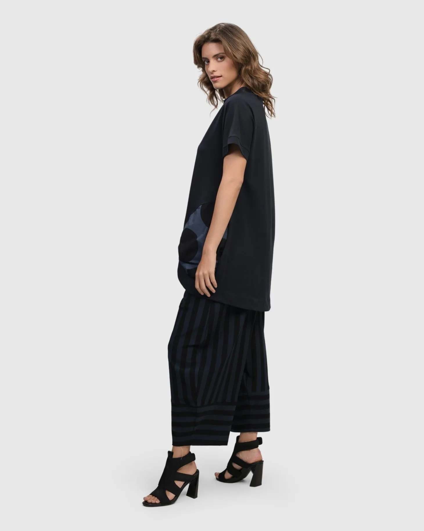 Women Alembika Urban Skyfall Lantern Pants, Navy