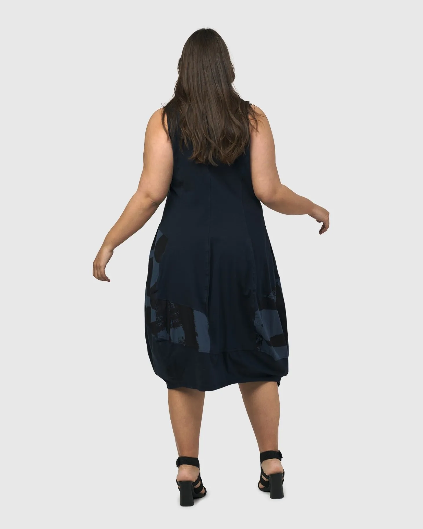 Women Alembika Urban Sleeveless Cocoon Dress, Navy
