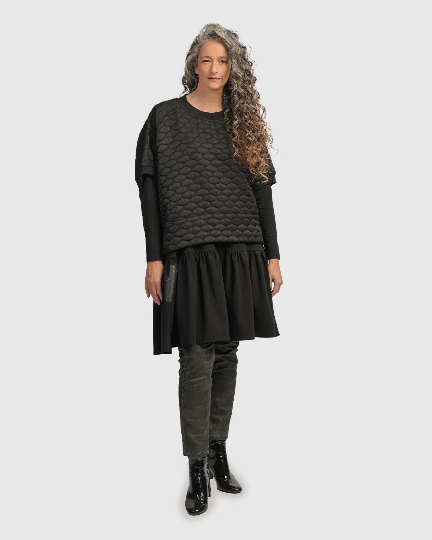 Women Alembika Urban Soft Punk Top, Black