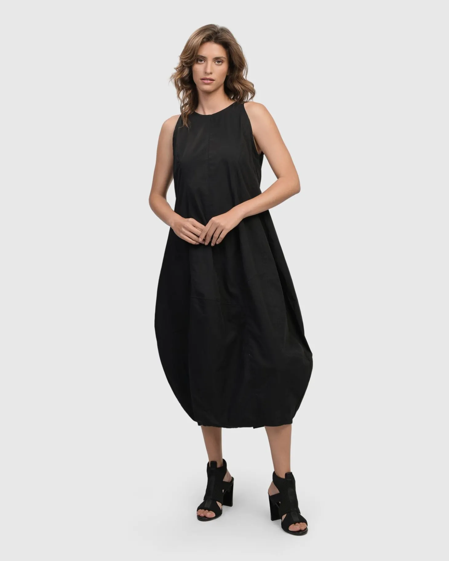 Women Alembika Urban Soho Sleeveless Cocoon Dress, Black