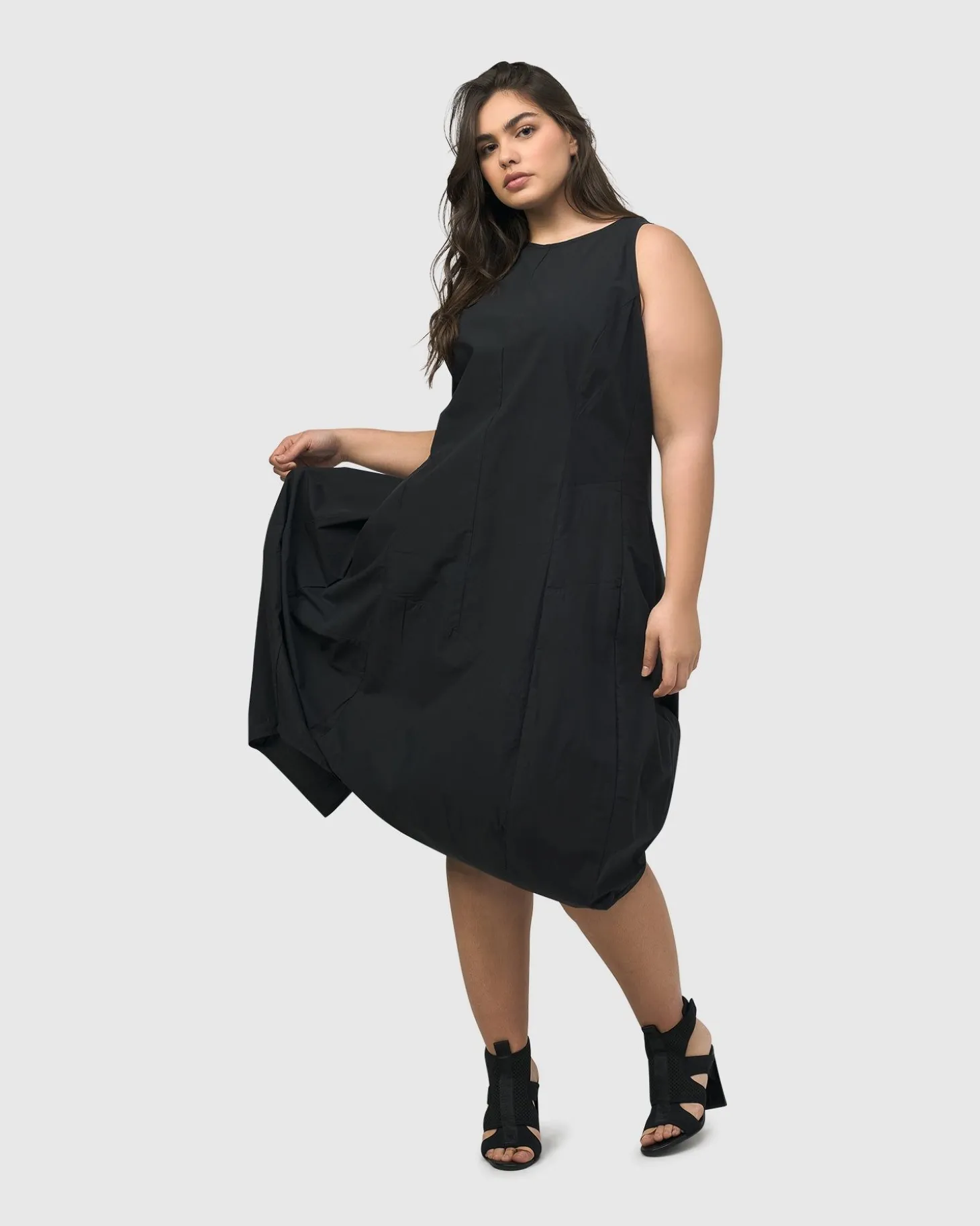 Women Alembika Urban Soho Sleeveless Cocoon Dress, Black