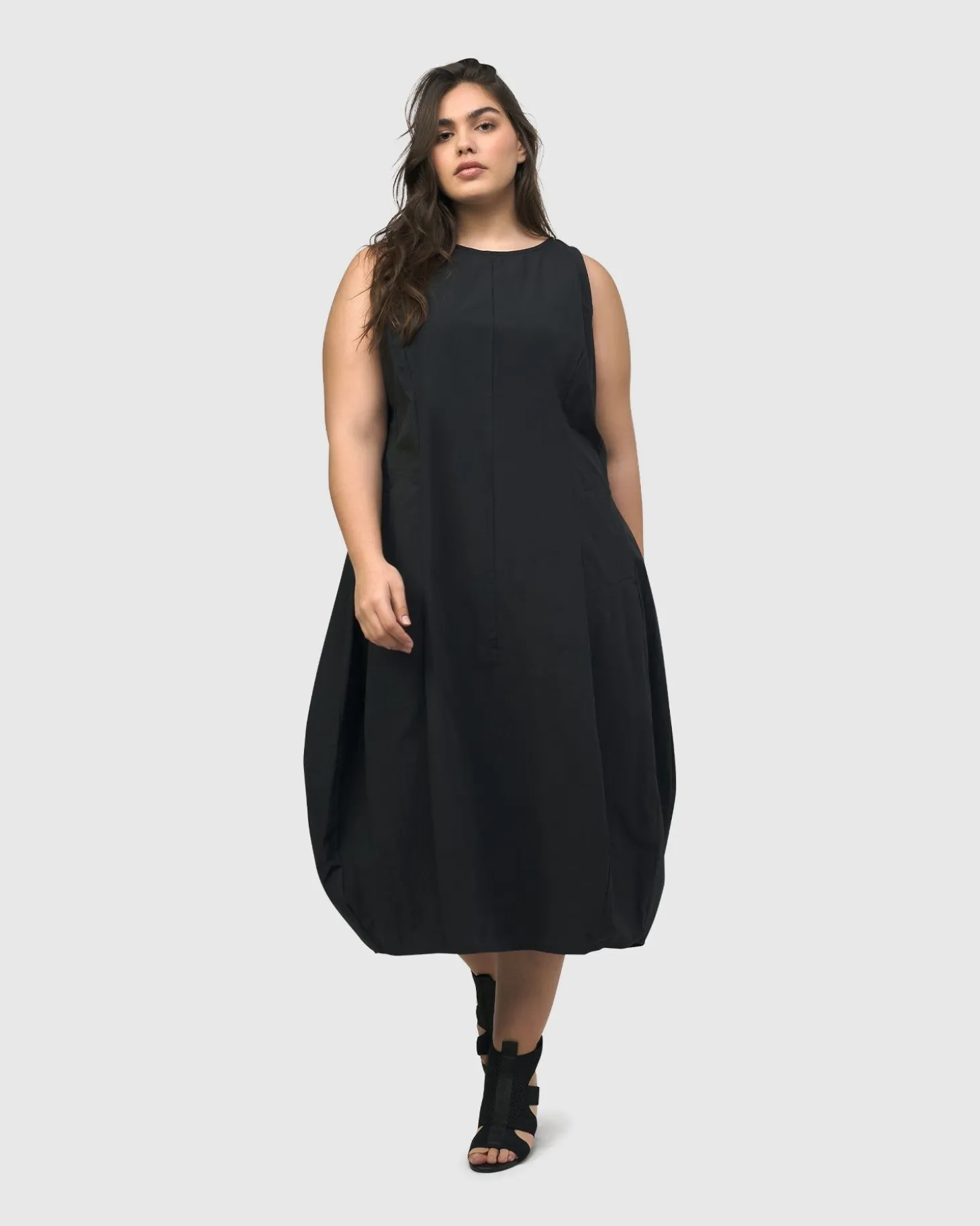 Women Alembika Urban Soho Sleeveless Cocoon Dress, Black