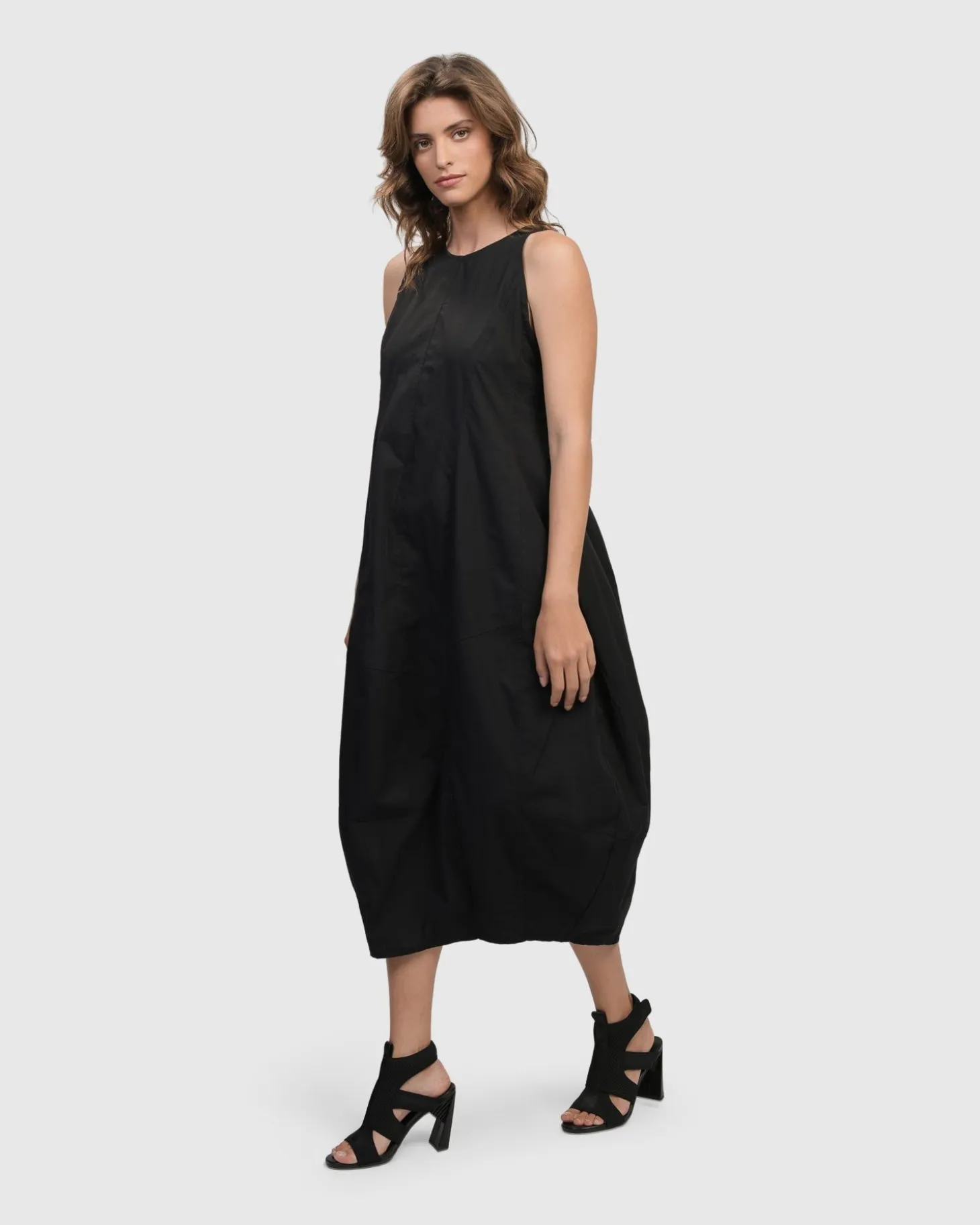 Women Alembika Urban Soho Sleeveless Cocoon Dress, Black