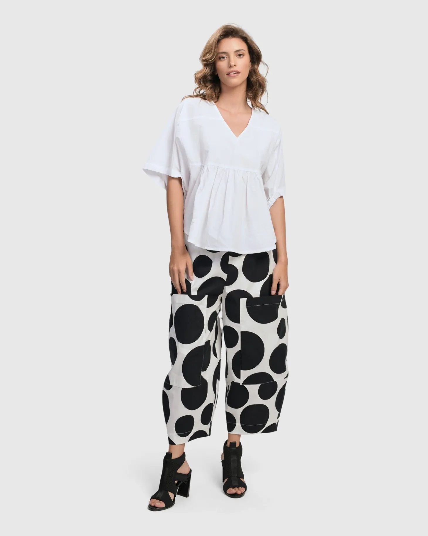 Women Alembika Urban Sophisticate Butterfly Blouse, White