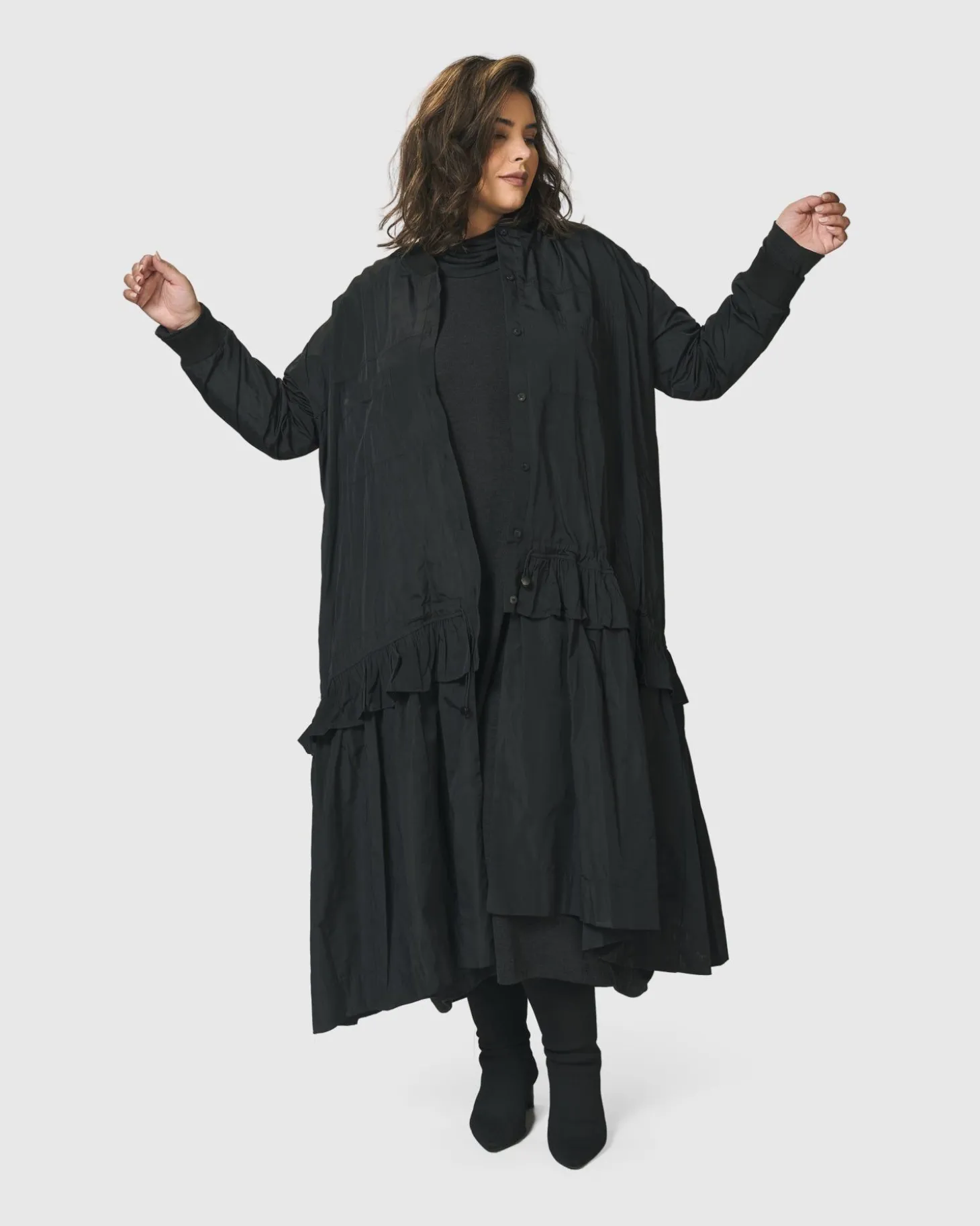 Women Alembika Urban Sporty Spice Coat Dress