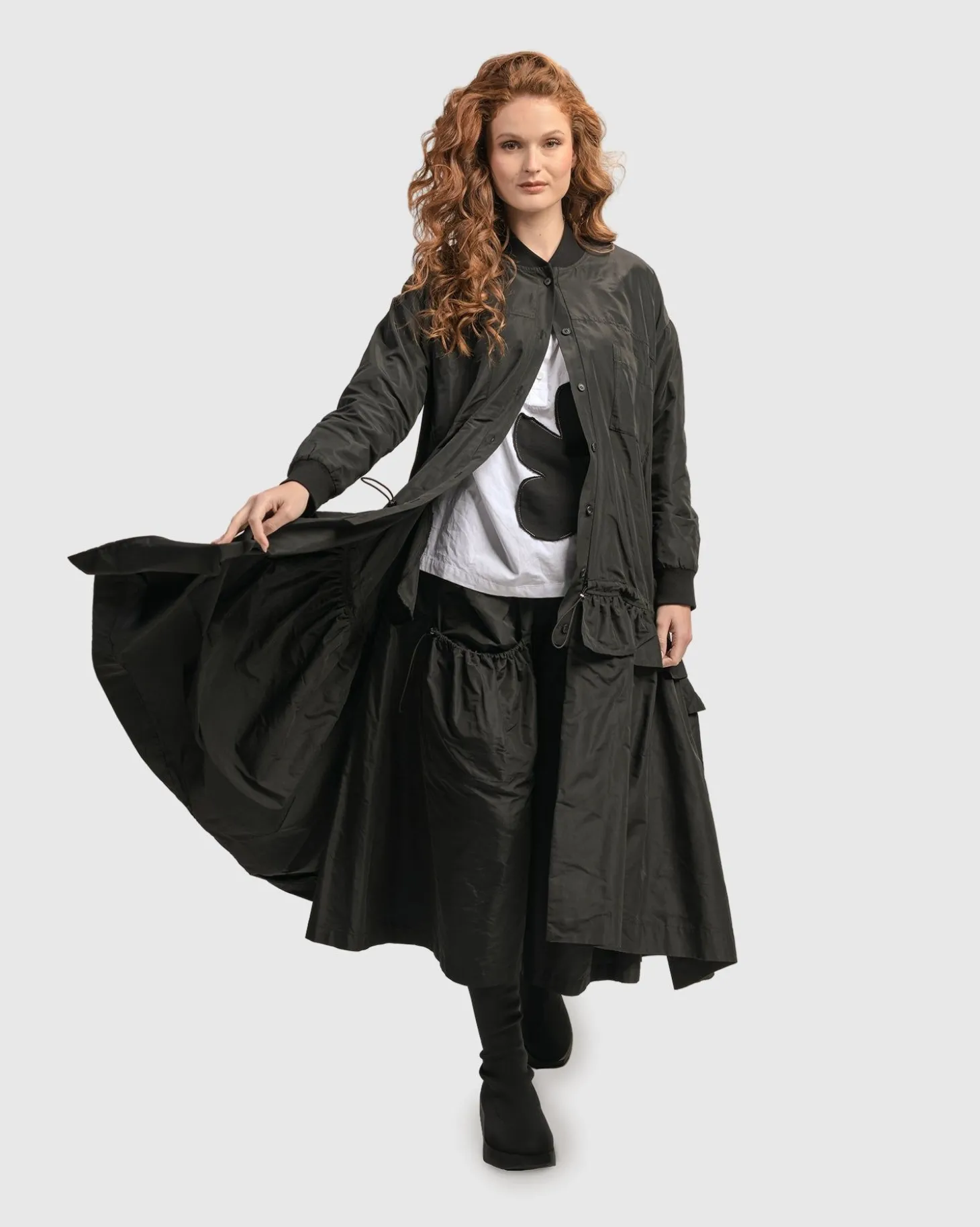 Women Alembika Urban Sporty Spice Coat Dress