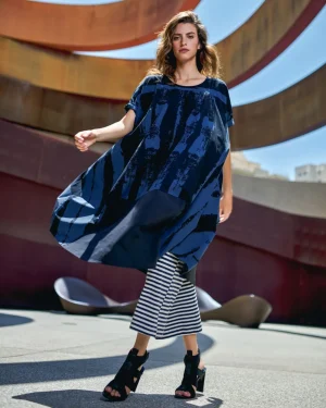 Women Alembika Urban Streets Muumuu Dress, Navy