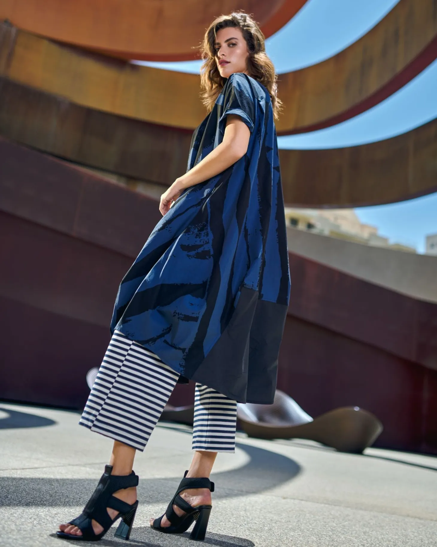 Women Alembika Urban Streets Muumuu Dress, Navy