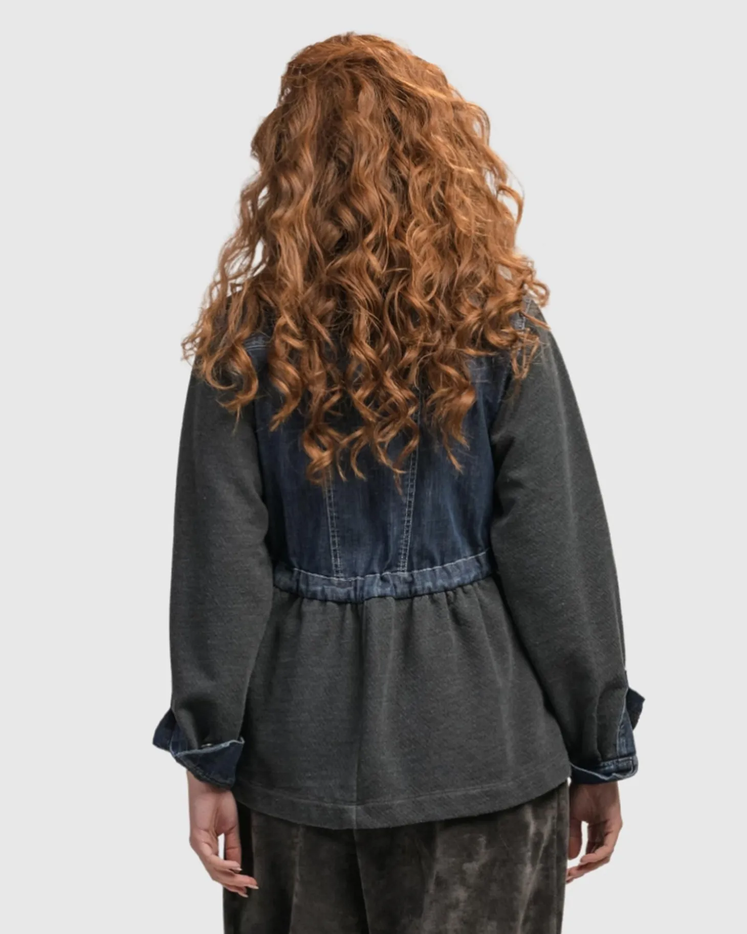 Women Alembika Urban Strut Ruched Jacket, Denim