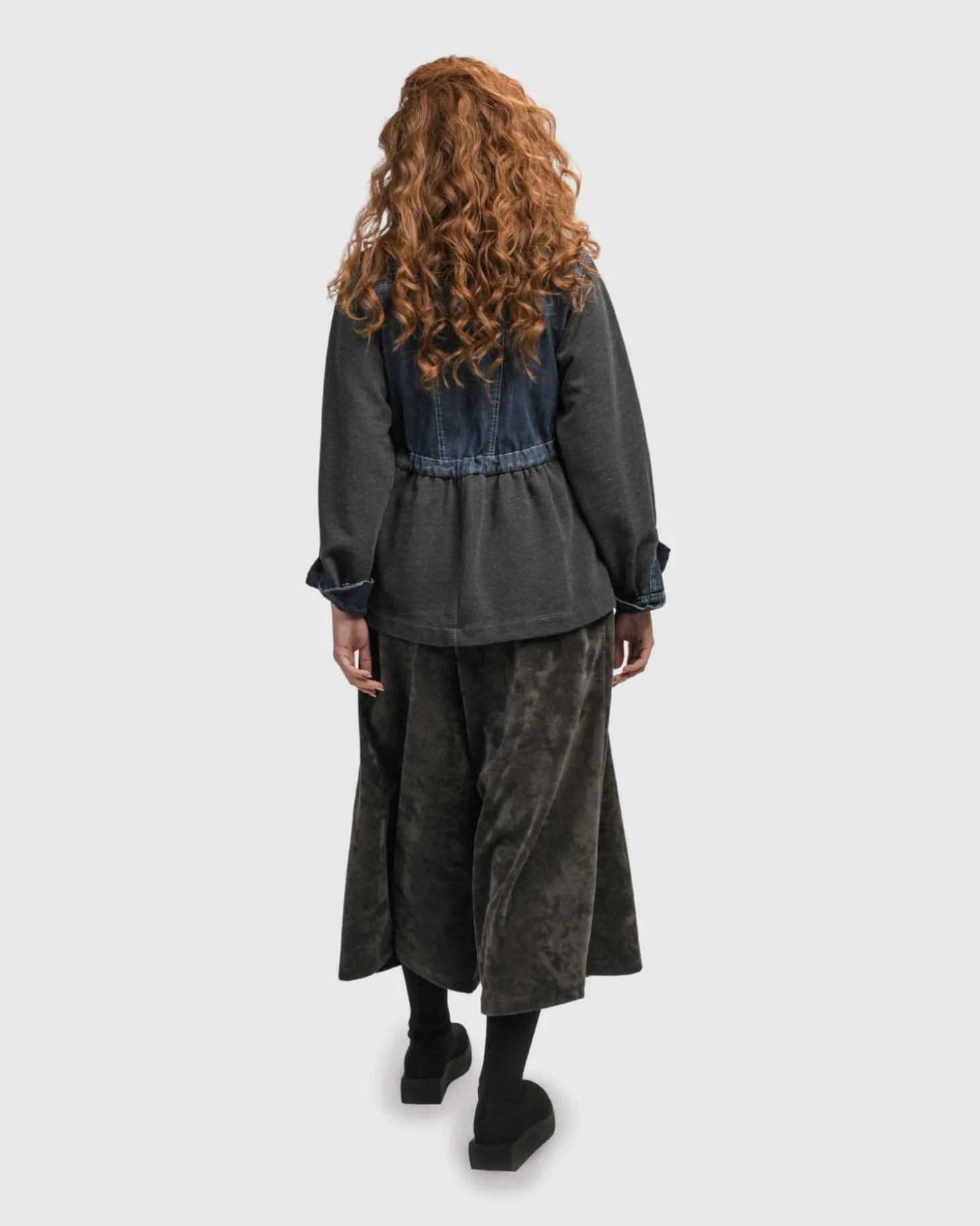 Women Alembika Urban Strut Ruched Jacket, Denim