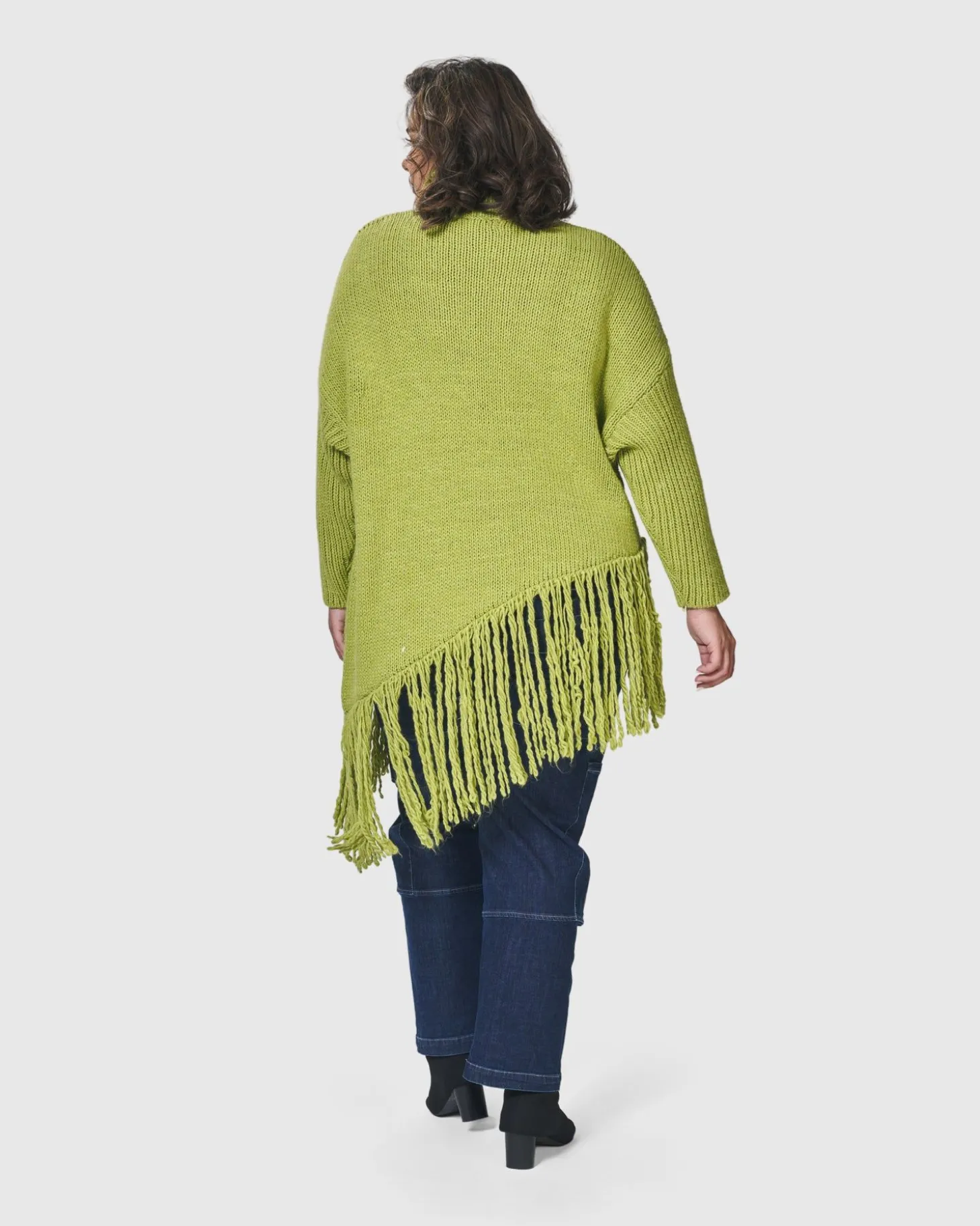 Women Alembika Urban Turtleneck Tunic Top, Lime