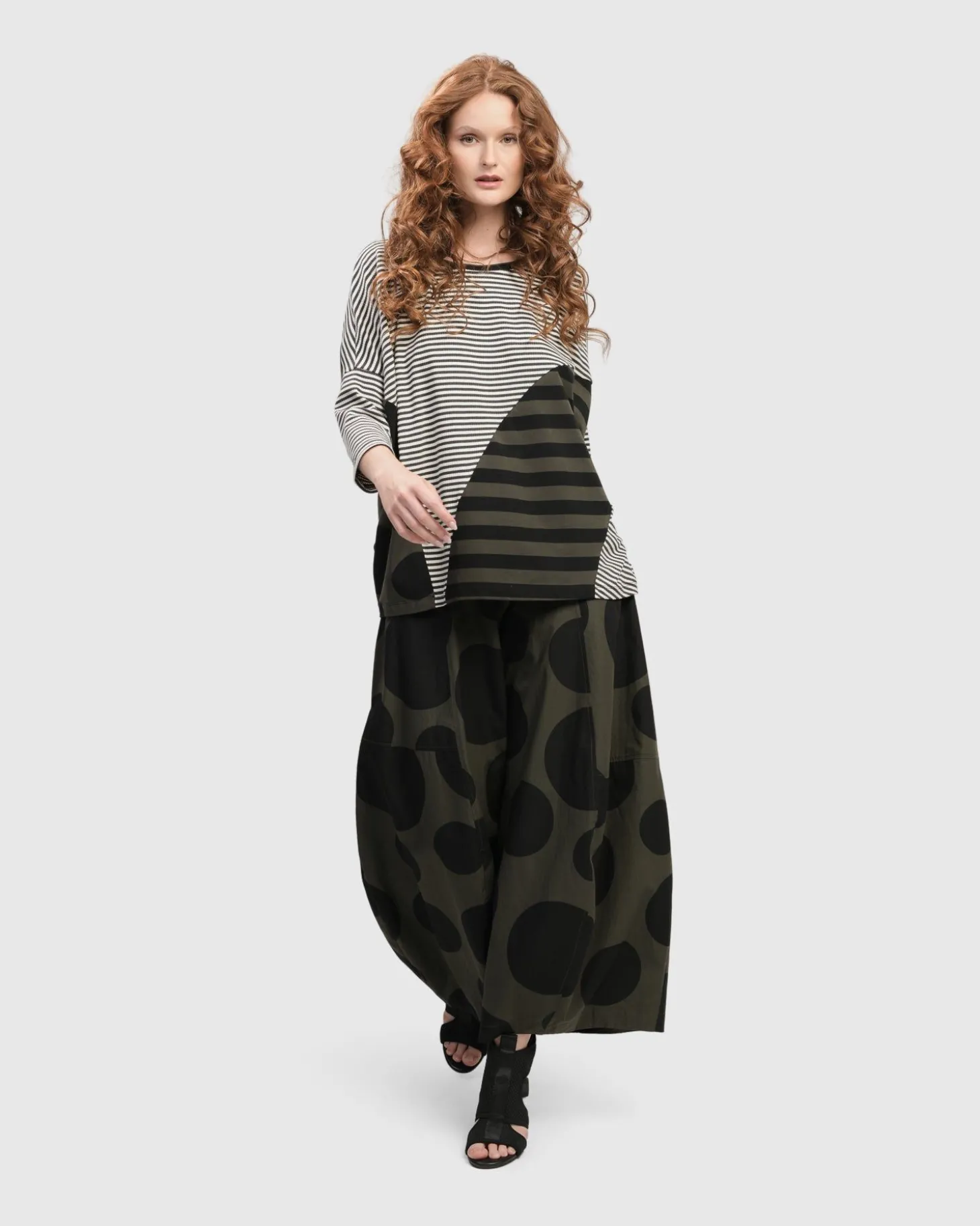 Women Alembika Urban Twister Top, Stripes