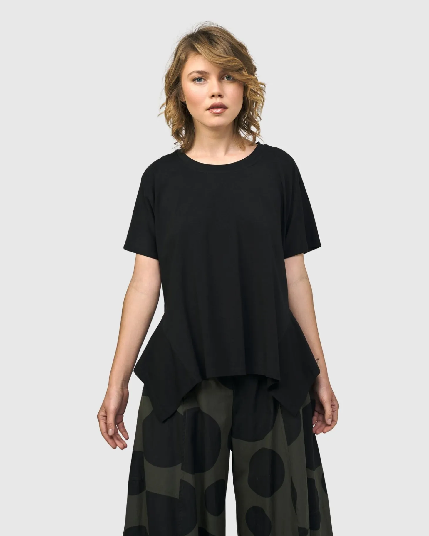 Women Alembika Urban Yamamoto Relaxed Top, Black