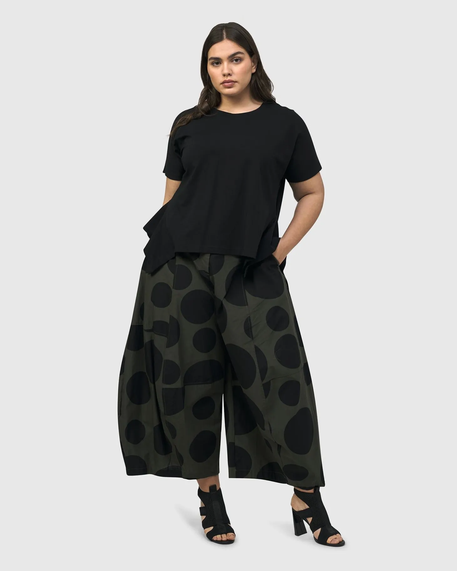 Women Alembika Urban Yamamoto Relaxed Top, Black