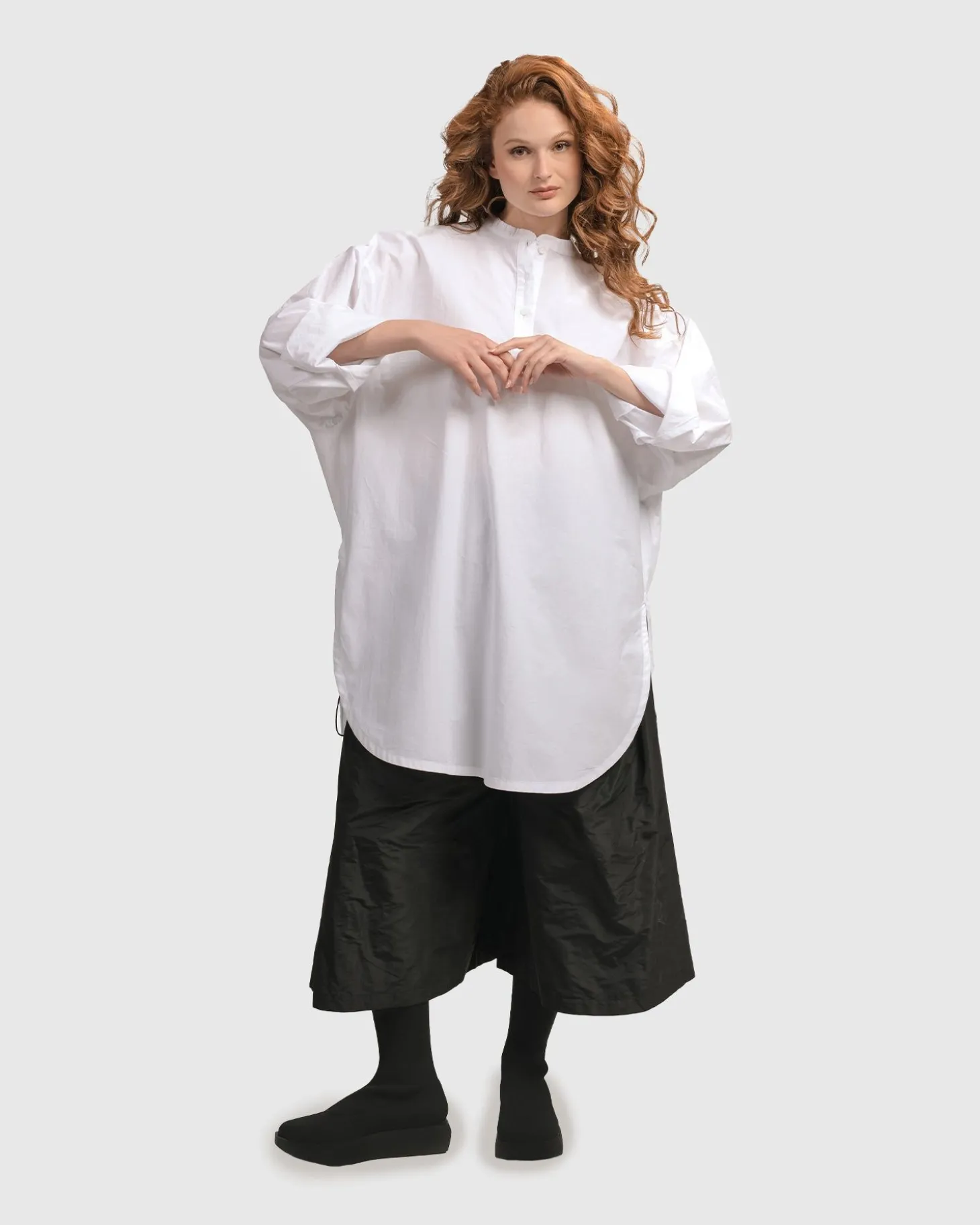 Women Alembika Urban Zen Tunic Top, White