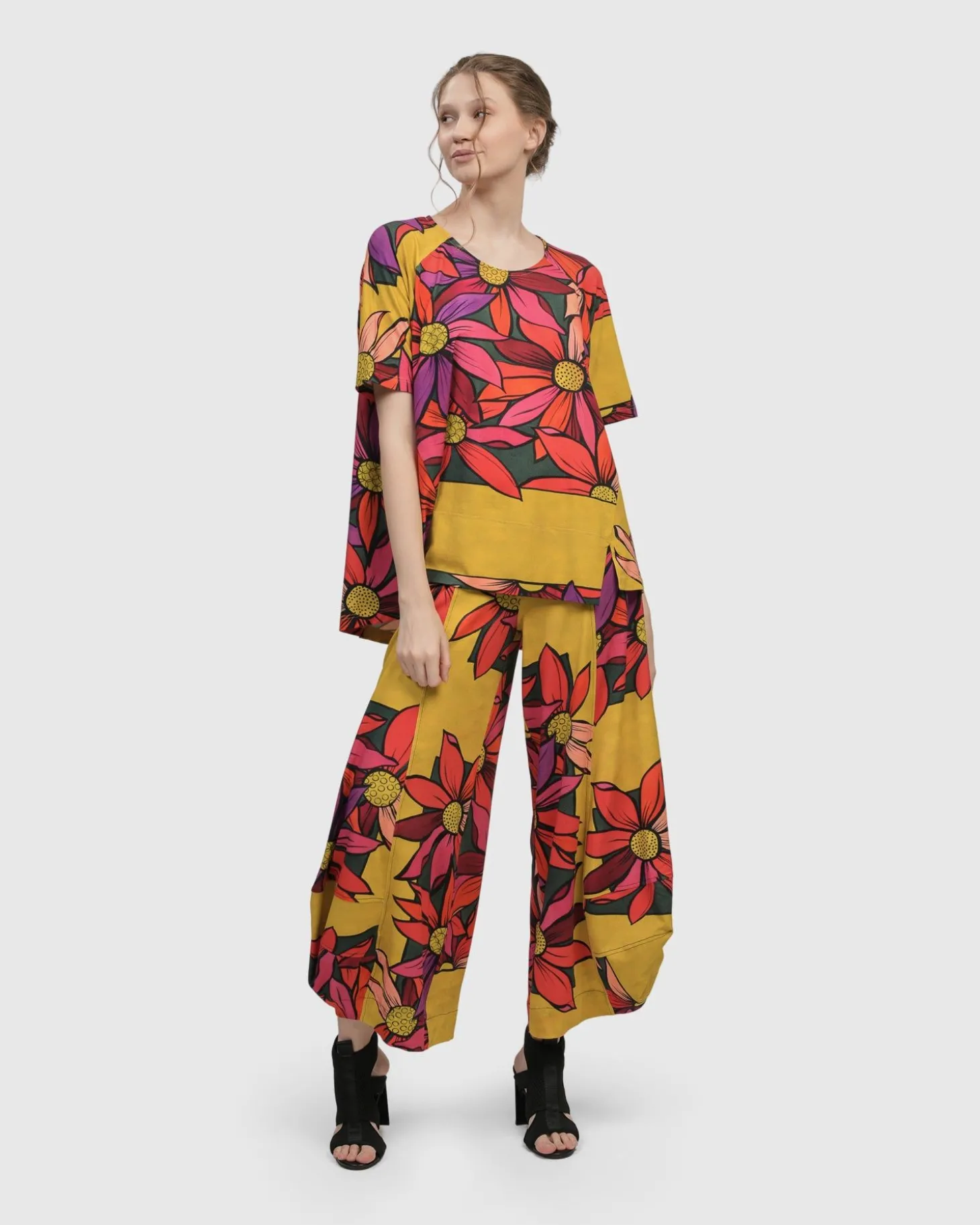 Women Alembika Wildflower Punto Pants, Bouquet