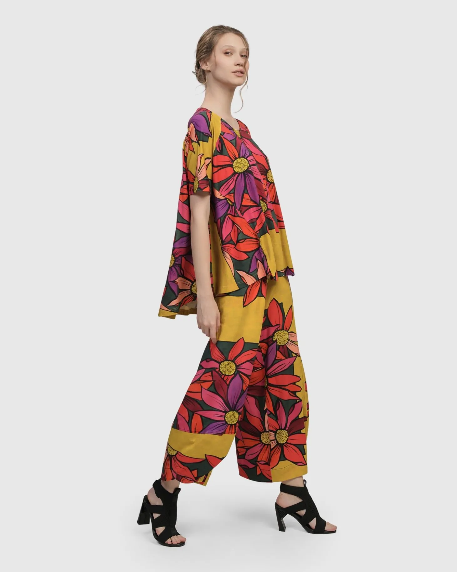 Women Alembika Wildflower Punto Pants, Bouquet