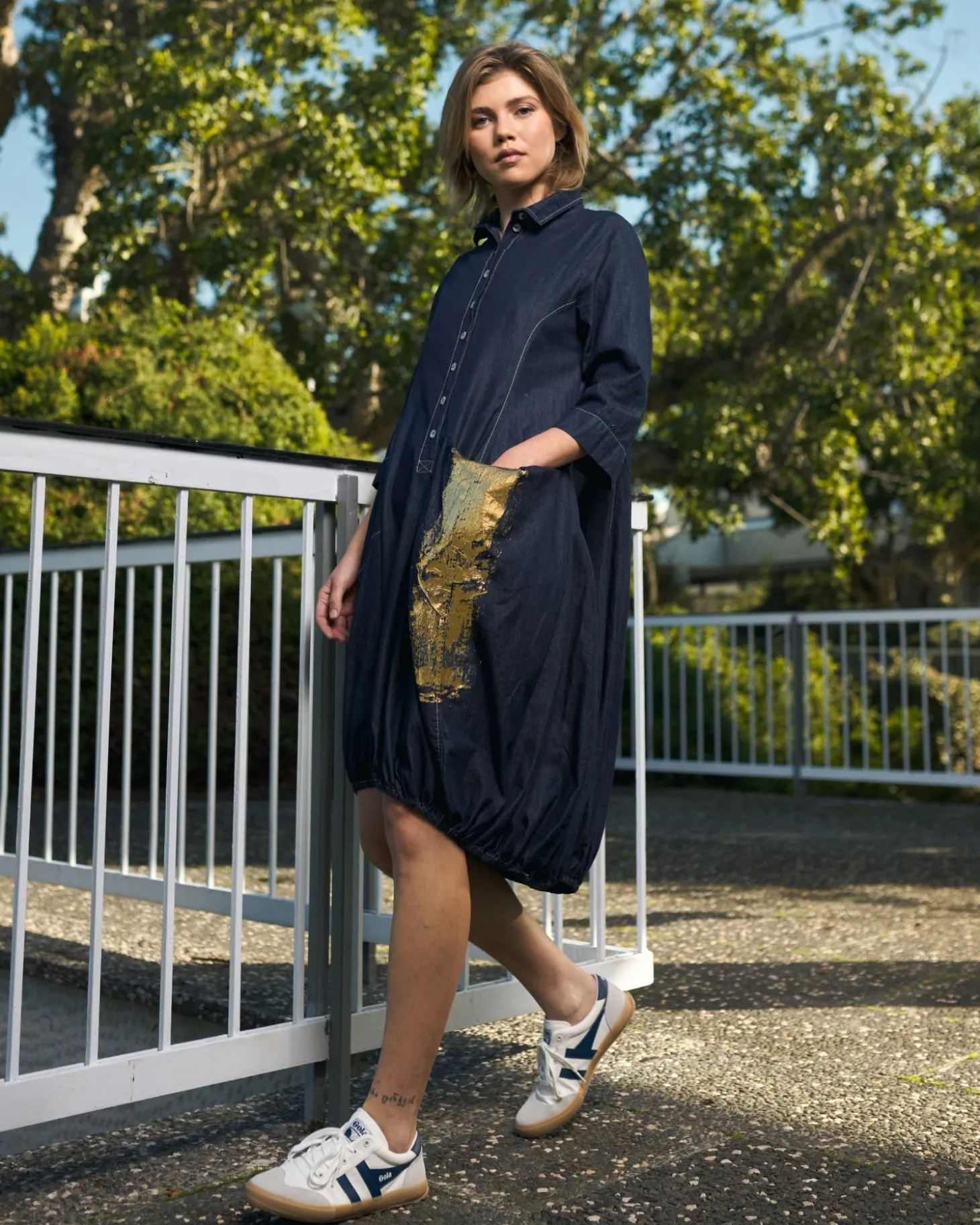 Women Alembika Winona Wonderful Dress, Denim