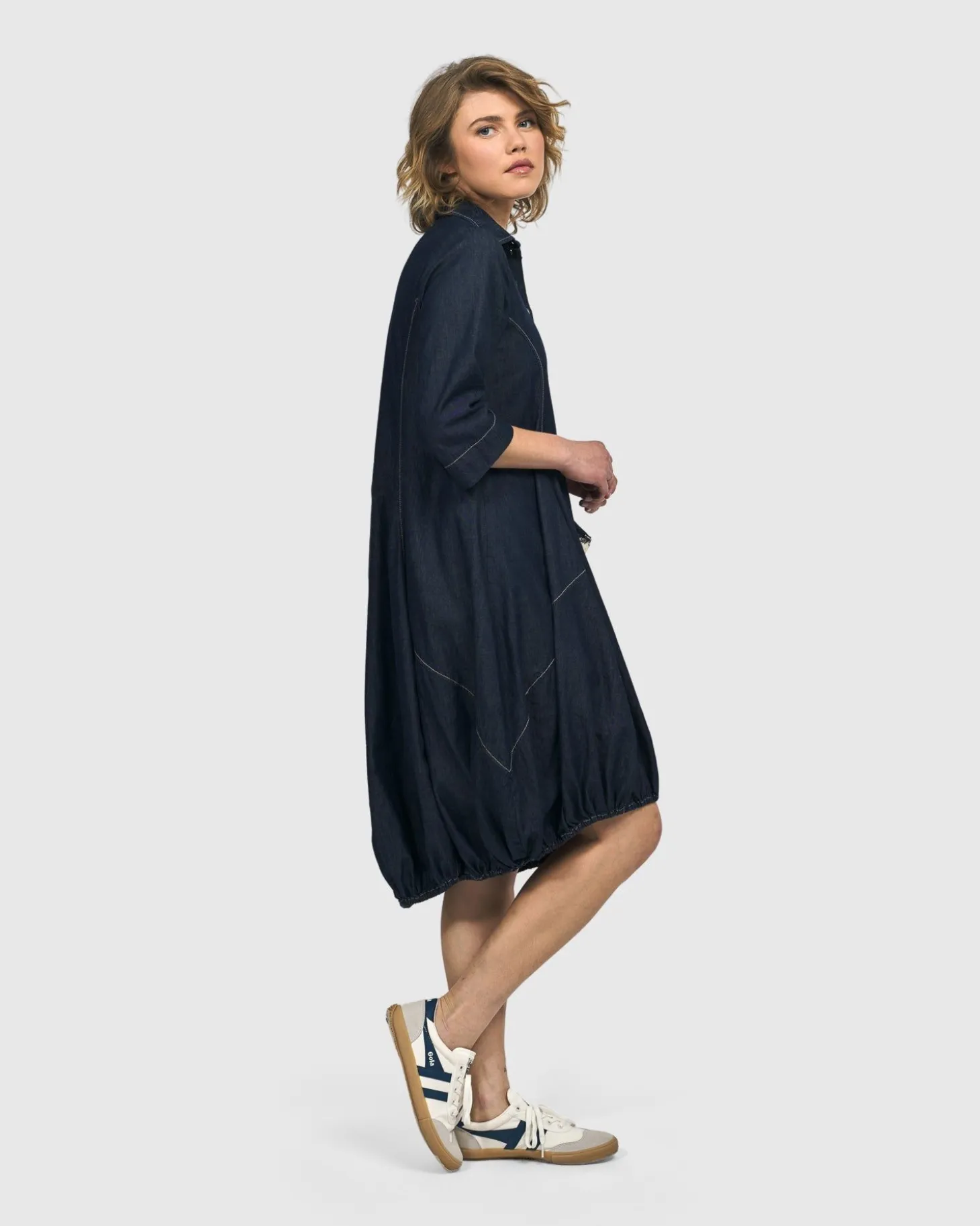 Women Alembika Winona Wonderful Dress, Denim