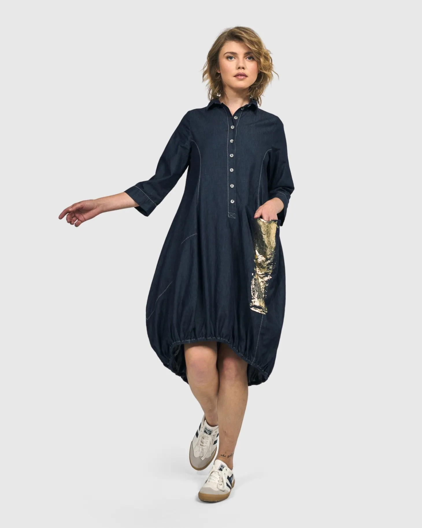 Women Alembika Winona Wonderful Dress, Denim