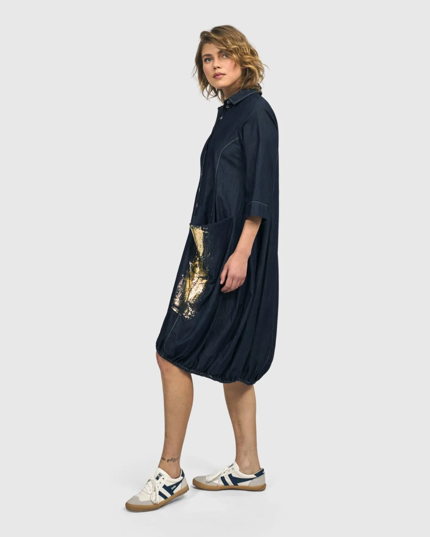 Women Alembika Winona Wonderful Dress, Denim