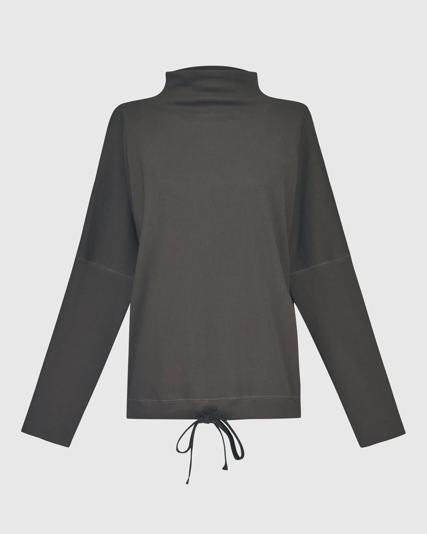 Women Alembika Zen Drawstring Sweatshirt, Charcoal